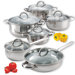 12 Piece Stainless Steel Cookware set