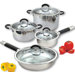 8 Piece Stainless Steel Cookware Set
