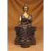 Buddha Sitting On Tall Throne Statue