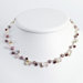 Pink AM Crystal Amethyst Wh. Cult. Pearl Necklace 16 Inch- Lobster Claw