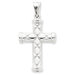 Sterling Silver Hollow Latin Cross Pendant