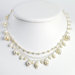 Sterling Silver White Cultured Pearl Necklace - 16 Inch- Lobster Claw