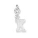 Sterling Silver Initial K Pendant