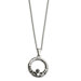 Stainless Steel Claddagh PendantNecklace Necklace - 22 Inch