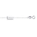 14k White Gold Piatto Necklace - 18 Inch