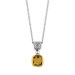 Sterling Silver 18K PendantWith 18 InchChain