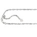 Sterling Silver 1.60mmRhodium Plated Adjustable Necklace - 22 Inch