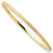 14k Yellow Square Design Bangle