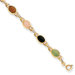 Sterling Silver and Vermeil Scarab Bracelet - Spring Ring