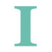 Letter - Upper Case 'I' Stretched Wall Art