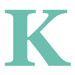 Letter - Upper Case 'K' Stretched Wall Art