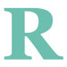 Letter - Upper Case 'R' Stretched Wall Art