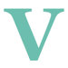 Letter - Upper Case 'V' Stretched Wall Art
