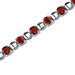 Elegant Style Round Shaped Gemstone Bracelet in Sterling Silver