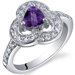 Trifecta of Beauty 0.50 Carats Ring in Sterling Silver