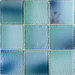 Fashion 4" x 4" Glass Mosaic in Mix Fashion Azzurro