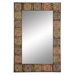 Embossed Metal Frame Wall Mirror