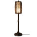 Bristol 58" Floor Lamp Walnut Shade in Bronze