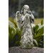Garden Angel with Hummingbird Figurine