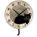 Kate Wall Clock with Cat Design