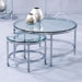 Patinoire Round Cocktail on Casters