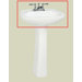 Marathon Senior 8" Center Pedestal Sink Basin