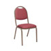 Charcoal Black Stacking Chair with 2" Dome Seat