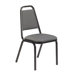 Stacking Chair with Trapezoidal Back and Dome Seat