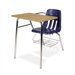 9000 Series 30" Laminate Particleboard Chair Combo Desk with Bookrack