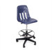 Height Adjustable Lab Stool with Footring