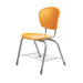 Zuma 18.25" Plastic Classroom Chair with Wire Bookrack