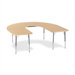 4000 Series Deep-Center Horseshoe Activity Table