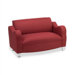 Plush Reception Love Seat