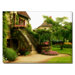 L'Escalier Outdoor Canvas Art