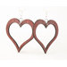 Open Heart Earrings