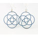 Four Circles Drop Earrings