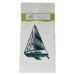 Organic Sailboat Block Print Tea Towel
