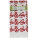 Organic Bike All Over Pattern Block Print Tea Towel