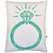 Ring Block Print Squillow Accent Pillow
