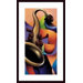 Mo' Sax Wood Framed Art Print