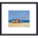 Three Ladies Sunning Metal Framed Art Print