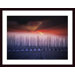Winter Sunset Wood Framed Art Print