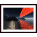 Comet Wood Framed Art Print
