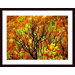 Charred Tree Wood Framed Art Print
