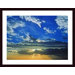 Desert Sunset Wood Framed Art Print