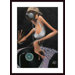 DJ Free Wood Framed Art Print