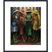 Sunday Conversation Metal Framed Art Print