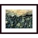 Rock, Pebbles and Water Wood Framed Art Print