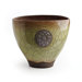 Large Green Medallion Vase