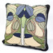 Arts and Crafts Art Nouveau Floral Window Pillow